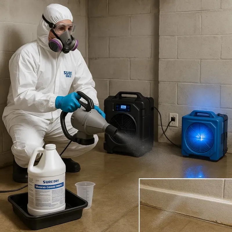 Sanitization and Odor Removal process in Albers, IL