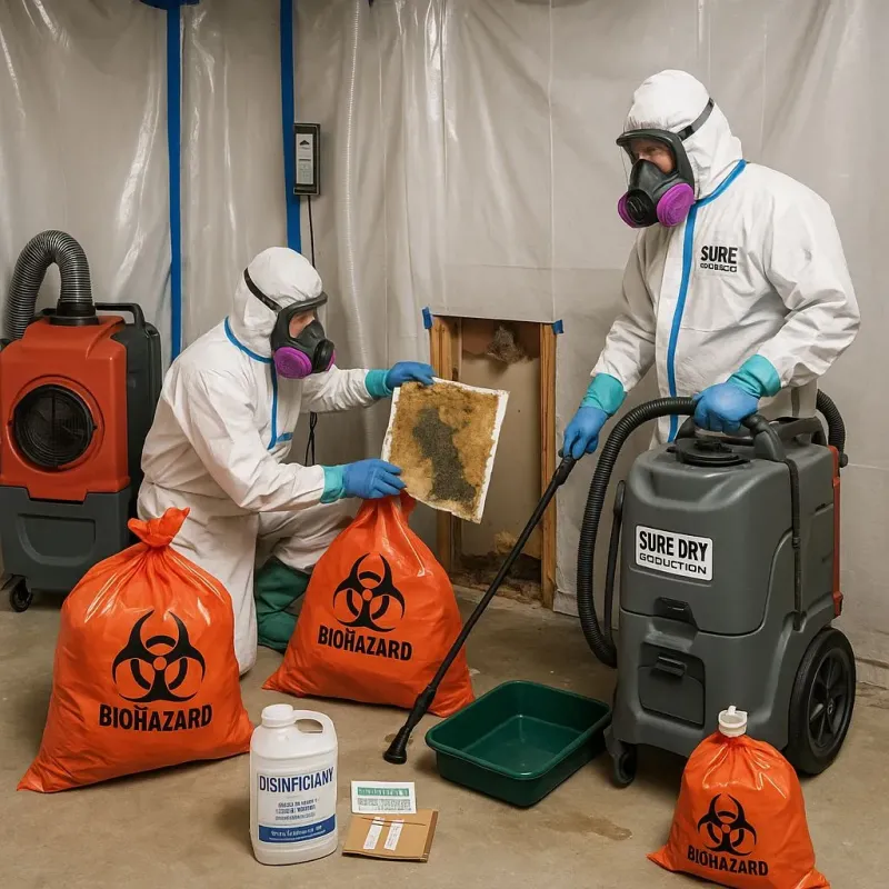 Contaminated Water Handling Protocols process in Albers, IL